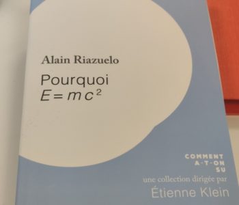 Pourquoi E=mc² d'Alain Riazuelo - revue de lecture sur yowino