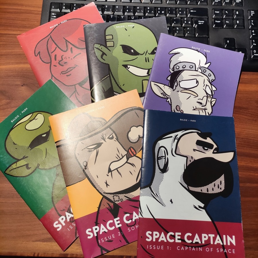 Traqué dans l'espace (Space Captain) de Chris Baldie et Michael Park - revue de lecture sur yowino